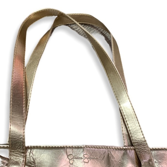 JESSICA SIMPSON GOLD TOTE BAG - Picture 6 of 8